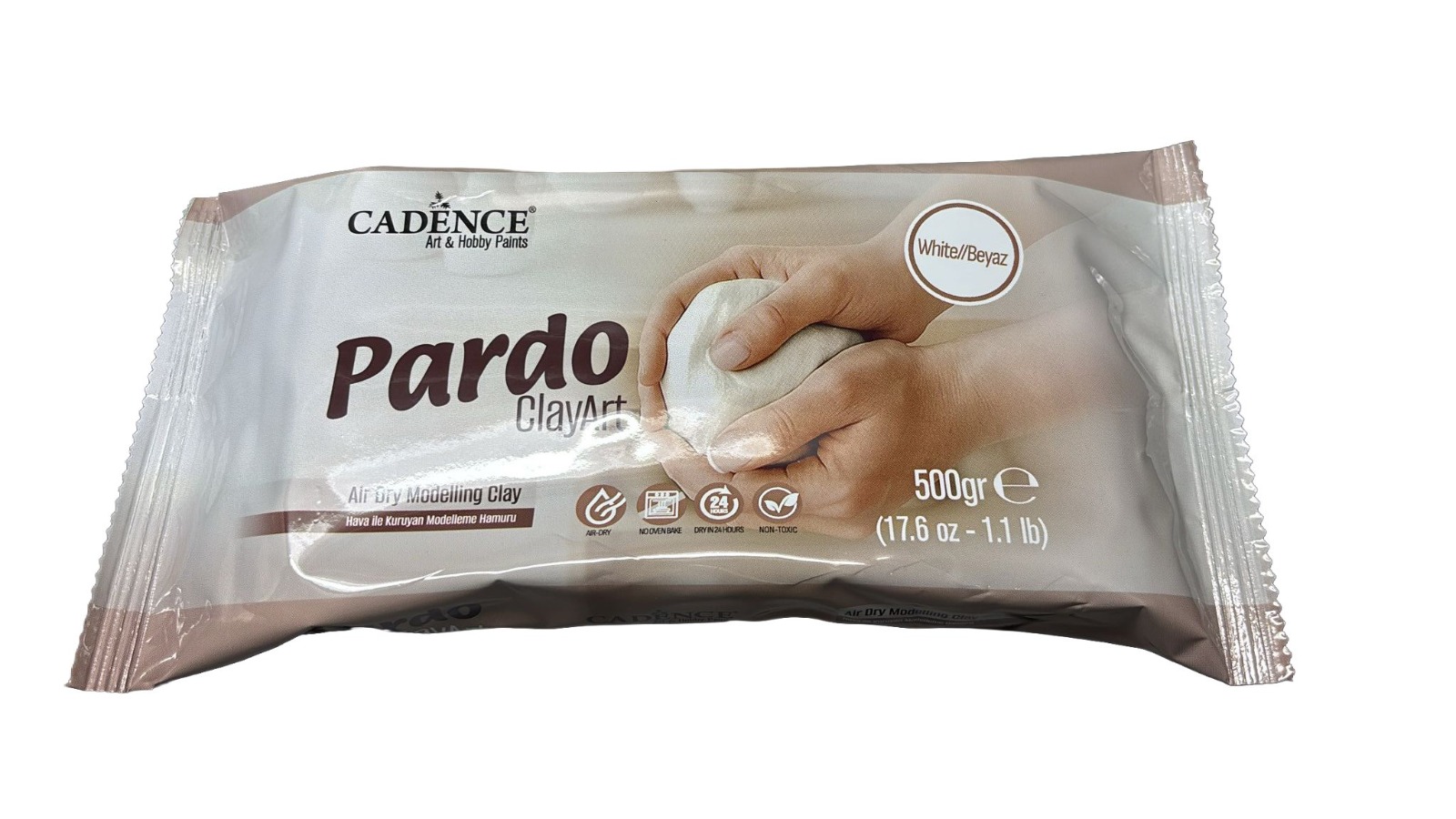 PARDO HAVA İLE KURUYAN HAMUR BEYAZ 500GR renkleri