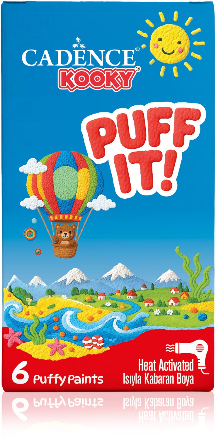 KOOKY PUFF IT ( KABARAN BOYA ) SET1 6X25ML fiyatları