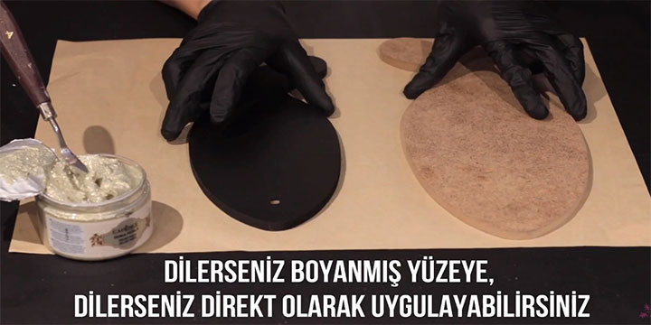 İster boyalı, ister boyasız yüzeylere uygulama yapabilirsiniz.