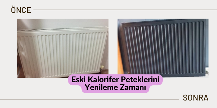 Cadence Boya İle Eski Kalorifer Peteği Yenileme