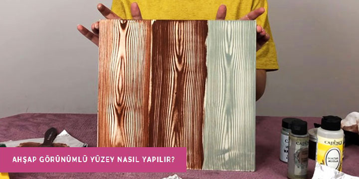 Ahşap Görünümlü Mobilyalar Nasıl Yapılır? | Budak Tarağı İle