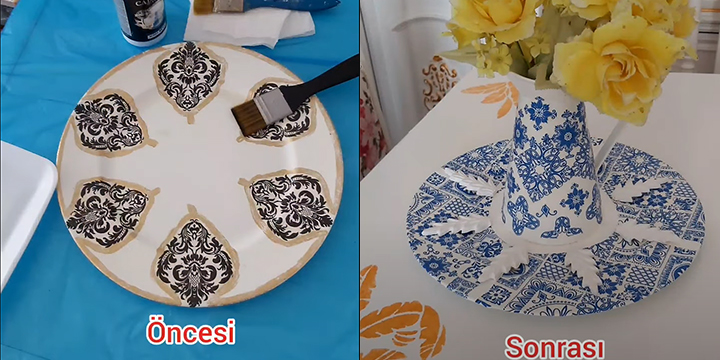 Peçete İle Kolay Bir Şekilde Çini Yapabilirsiniz ! İşte Tüm Detayları