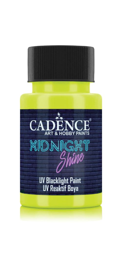 MIDNIGHT SHINE UV REAKTIF BOYA MS- 02 LİMON 50 ML