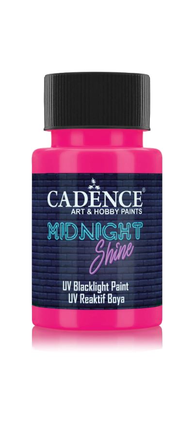 MIDNIGHT SHINE UV REAKTIF BOYA MS- 08 MACENTA 50 ML