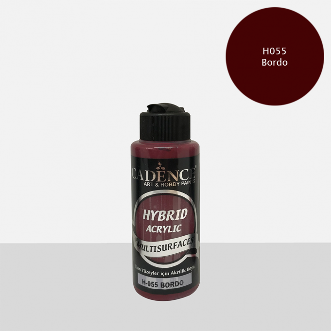 Bordo Cadence Multisurface Akrilik Boya H055 - 120 ML