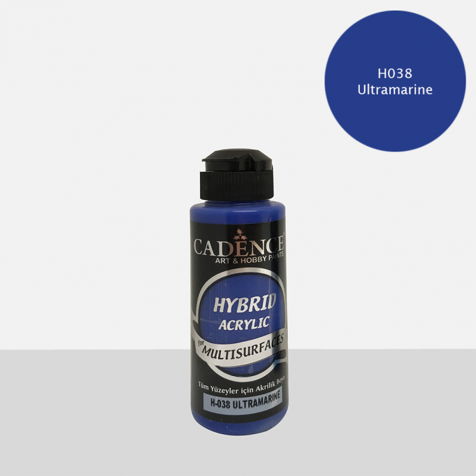 Cadence Boya | Ultramarine Renk | Dekor Trend Boyama | Hobi Marketim 120, 500, 2LT