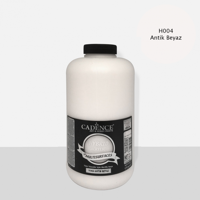 Antik Beyaz Cadence Multisurface Akrilik Boya H004 - 2000 ML	