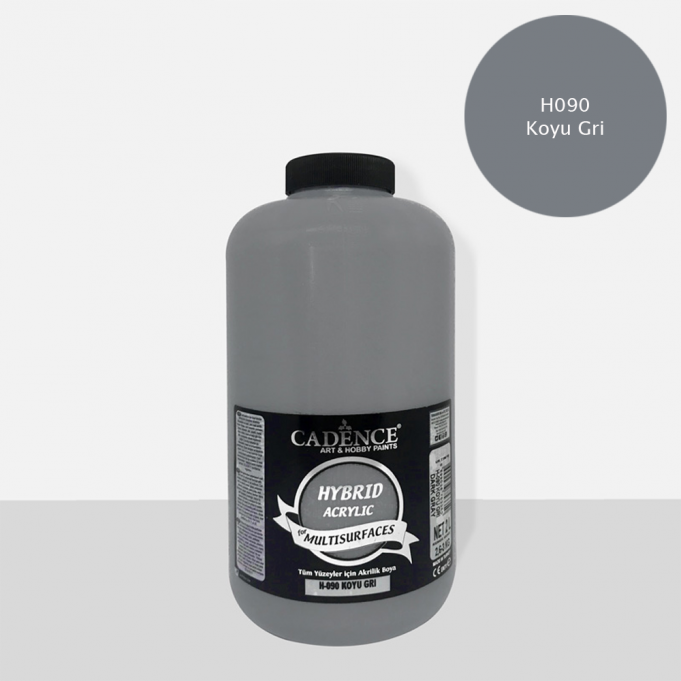 Koyu Gri Cadence Multisurface Akrilik Boya H090 - 2000 ML fiyatları