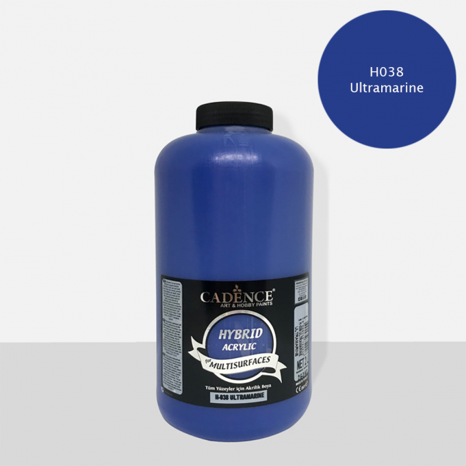 Cadence Boya | Ultramarine Renk | Dekor Trend Boyama | Hobi Marketim 120, 500, 2LT