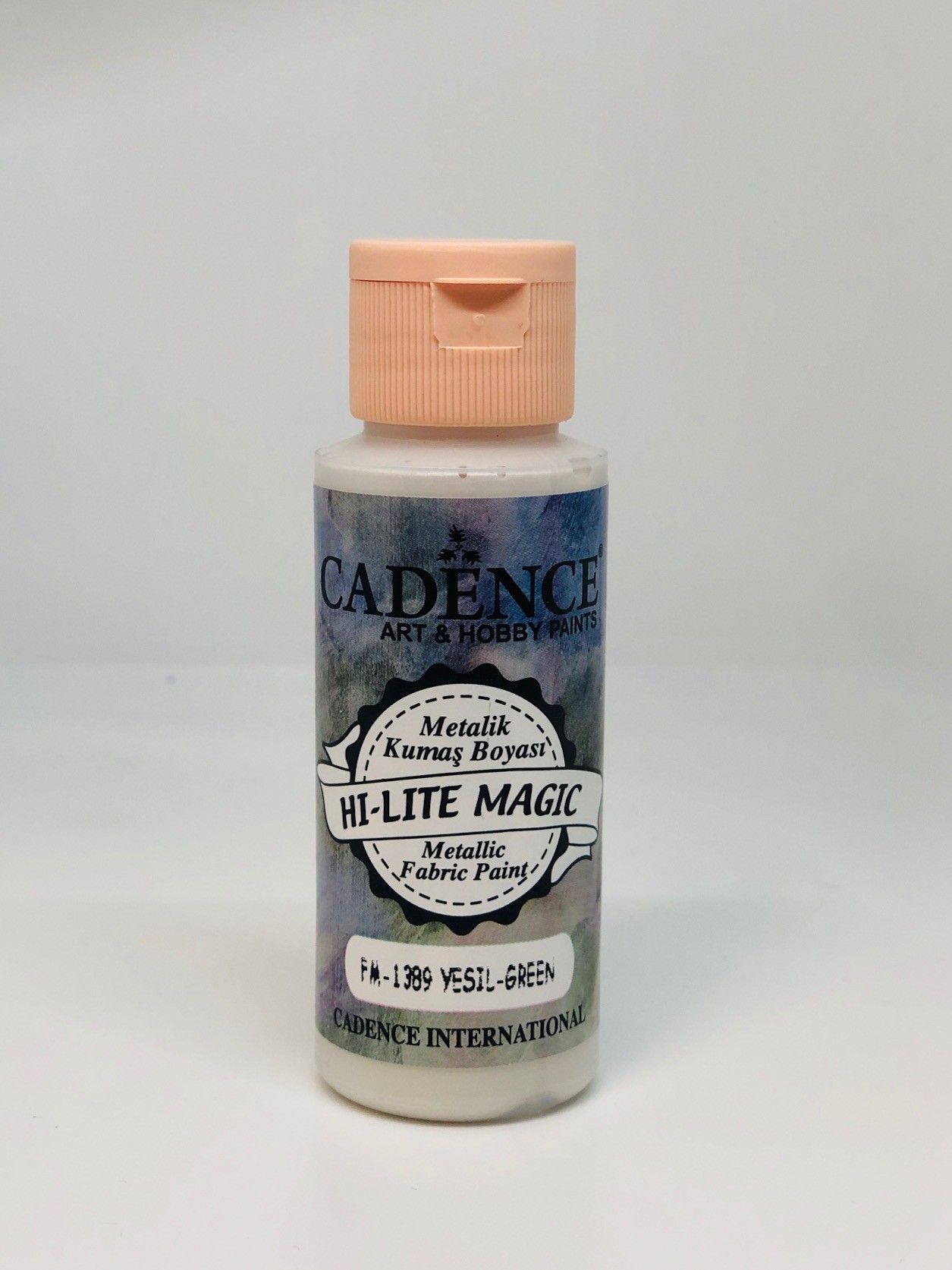 Yeşil Cadence Hi-lite Metalik Kumaş Boyası 59ML