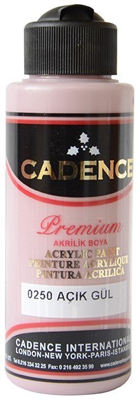 Cadence Akrilik Boya 120ML(cc) 0250 Açık Gül