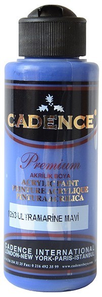 Cadence Akrilik Boya 120ML(cc) 0253 Ultra Marine Mavi