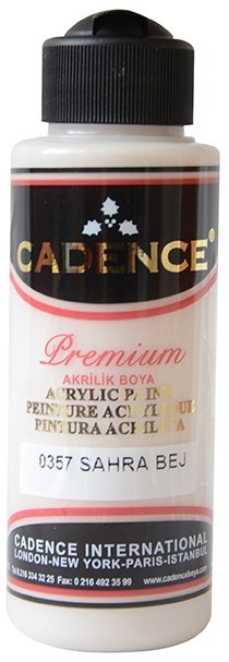 Cadence Akrilik Boya 120ML(cc) 0357 Sahra Beji