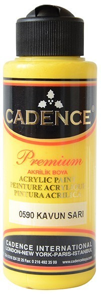 Cadence Akrilik Boya 120ML(cc) 0590 Kavun Sarı