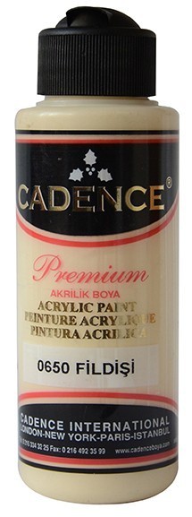 Cadence Akrilik Boya 120ML(cc) 0650 Fildişi