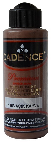 Cadence Akrilik Boya 120ML(cc) 1153 Açık kahve