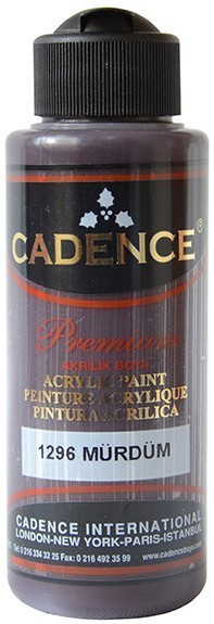 Cadence Akrilik Boya 120ML(cc) 1296 Mürdüm