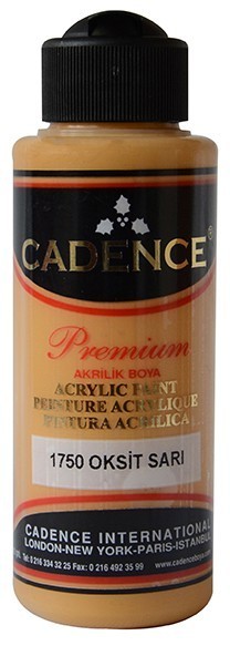 Cadence Akrilik Boya 120ML(cc) 1750 Oksit Sarı