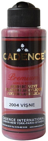 Cadence Akrilik Boya 120ML(cc) 2004 Vişne