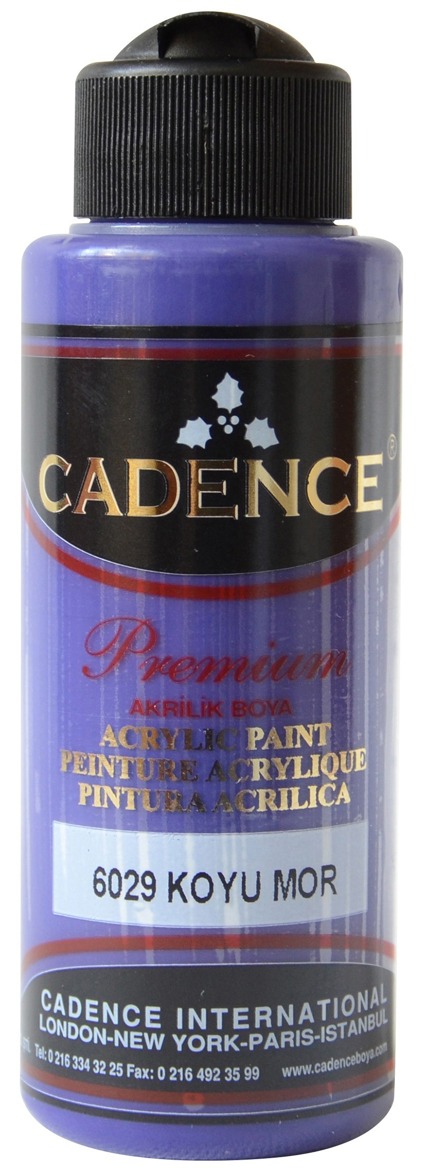 Cadence Akrilik Boya 120ML(cc) 6029 Koyu Mor