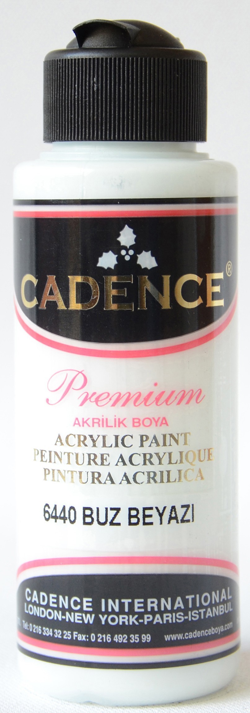 Cadence Akrilik Boya 120ML(cc) 6440 Buz Beyazı