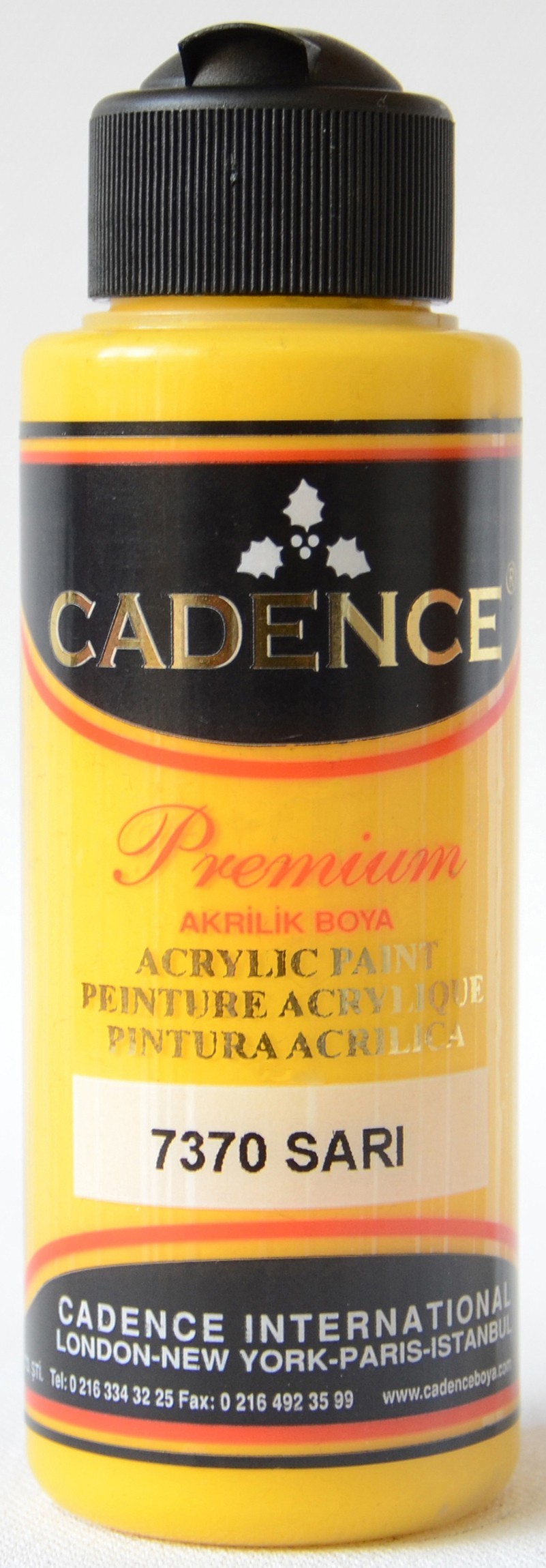 Cadence Akrilik Boya 120ML(cc) 7370 Sarı