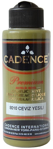 Cadence Akrilik Boya 120ML(cc) 8010 Ceviz Yeşili