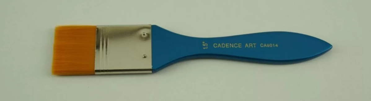 Cadence İpek Sarı Zemin Fırçası CA8014 - 1,5 No (4 cm)