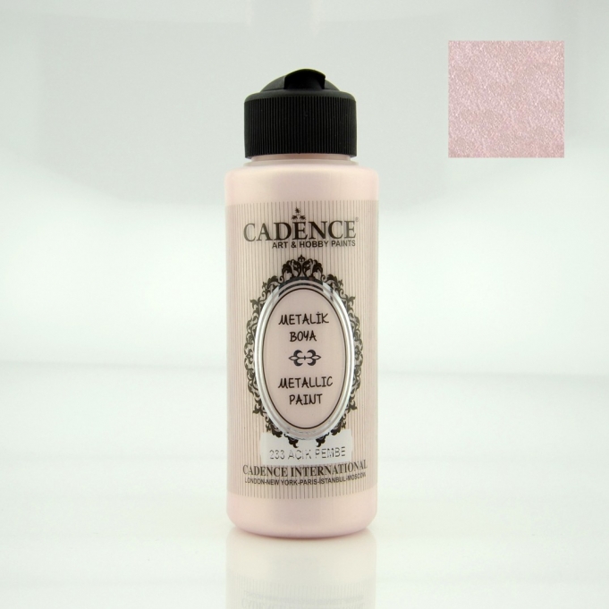 Açık Pembe Rengi Cadence Metalik Boya 120ML (233) fiyatları