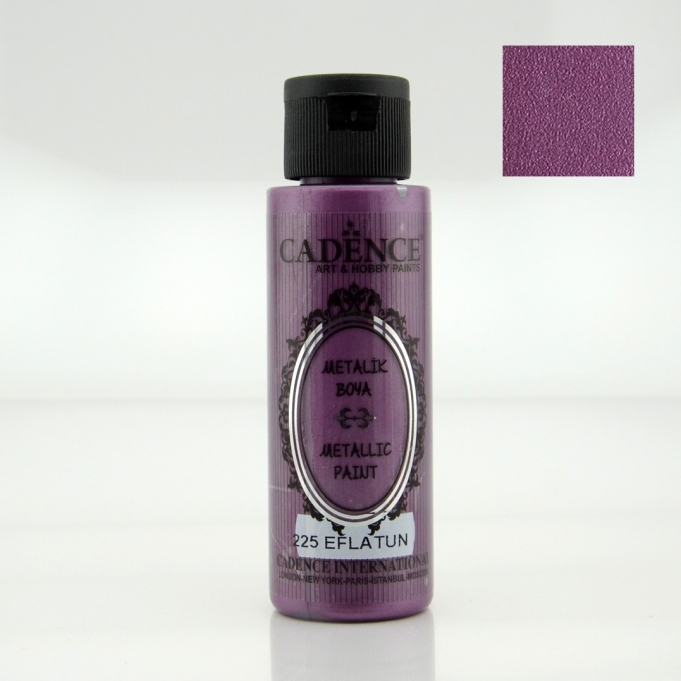 Eflatun Rengi Cadence Metalik Boya 70ML (225)