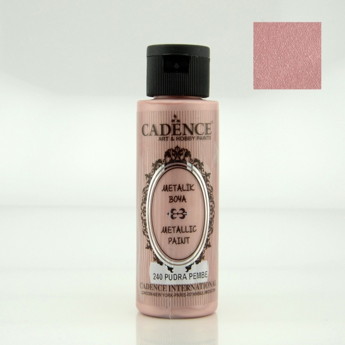 Pudra Pembe Rengi Cadence Metalik Boya 70ML (240)