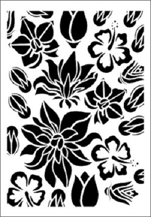 Cadence Çiçek Stencil FCS-01 (21x30) fiyatları