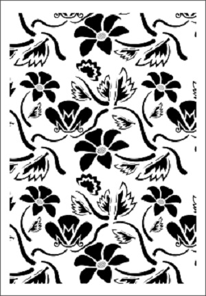 Cadence Çiçek Stencil FCS-04 (21x30) fiyatları