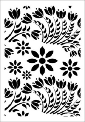 Cadence Çiçek Stencil FCS-06 (21x30) fiyatları