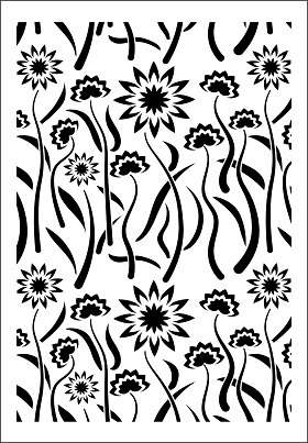 Cadence Çiçek Stencil FCS-07 (21x30)