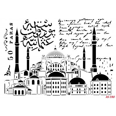 Ayasofya Cadence A4 Stencil AS590 fiyatları