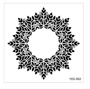 Cadence Dantel Stencil Kenarlıklı YDS-02 (35x35)