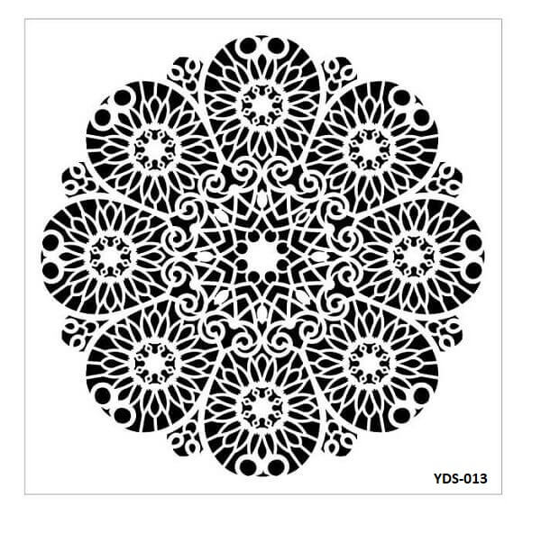 Cadence Dantel Stencil Kenarlıklı YDS-13 (35x35) fiyatları