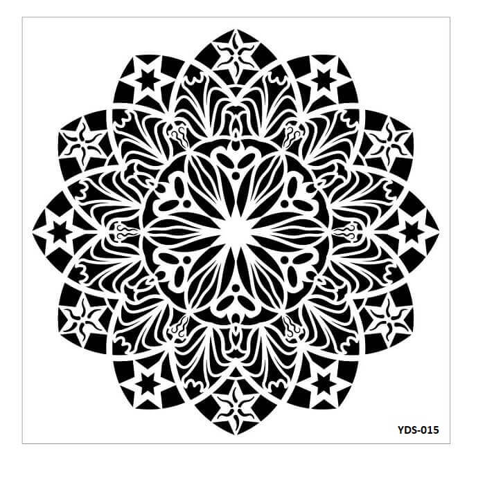 Cadence Dantel Stencil Kenarlıklı YDS-15 (35x35)