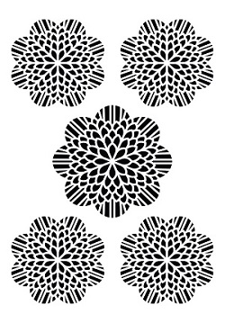 Cadence Dekoratif Stencil DC-08 ( 25 x 35 )