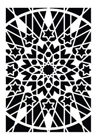 Cadence Dekoratif Stencil DC-09 ( 25 x 35 )