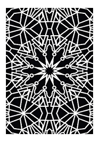 Cadence Dekoratif Stencil DC-11 ( 25 x 35 )