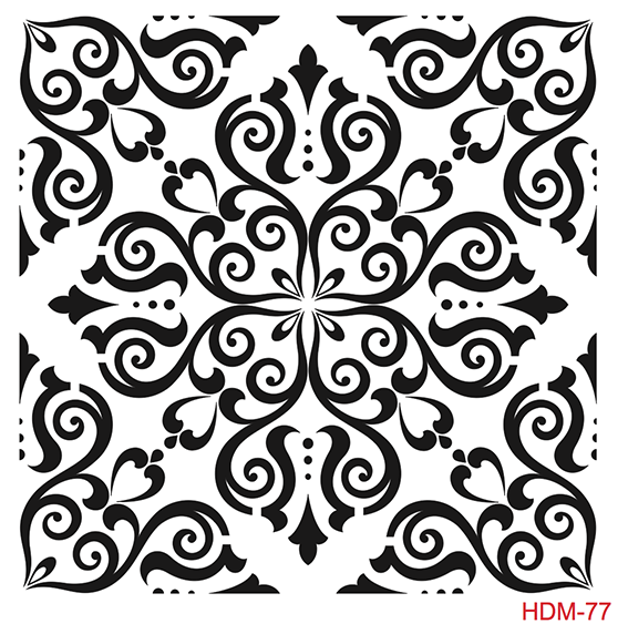 Cadence Home Dekor Stencil HD077 ( 45 x 45 )