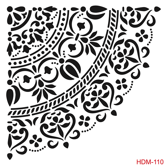 Cadence Home Dekor Stencil HD110 ( 45 x 45 ) fiyatları