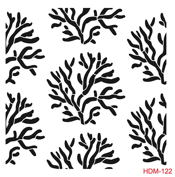 Cadence Home Dekor Stencil HD122 ( 45 x 45 )