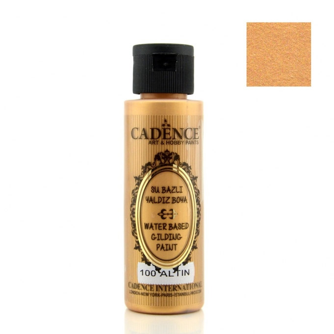 100 Altın-Su Bazlı Yaldız 70ML(cc)