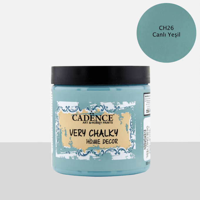 Canlı Yeşil Cadence Very Chalky Home Decor CH26 500 ML