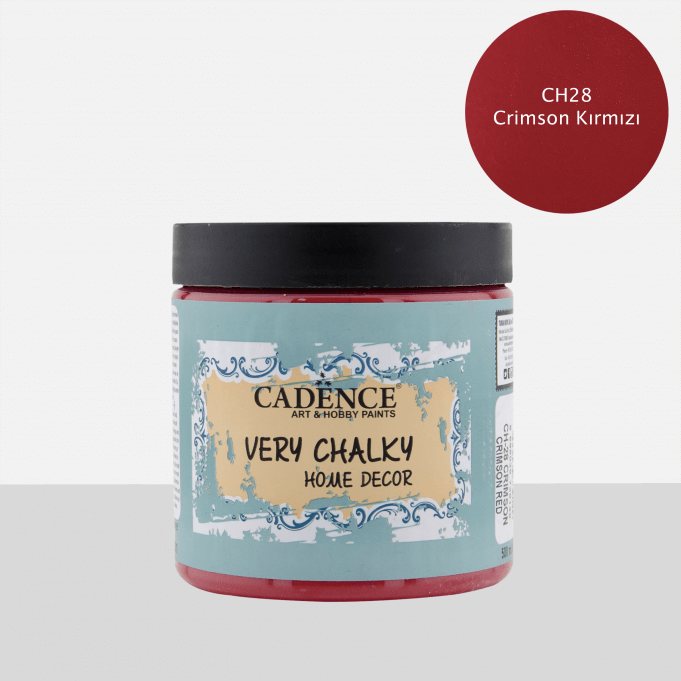 Crimson Kırmızı Cadence Very Chalky Home Decor CH28 500 ML