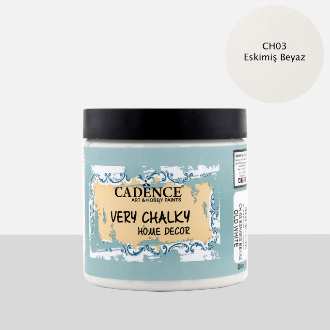 Eskimiş Beyaz Cadence Very Chalky Home Decor CH03 500 ML