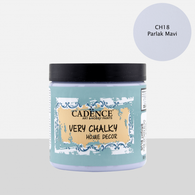 Parlak Toz Mavi Cadence Very Chalky Home Decor CH18 500 ML